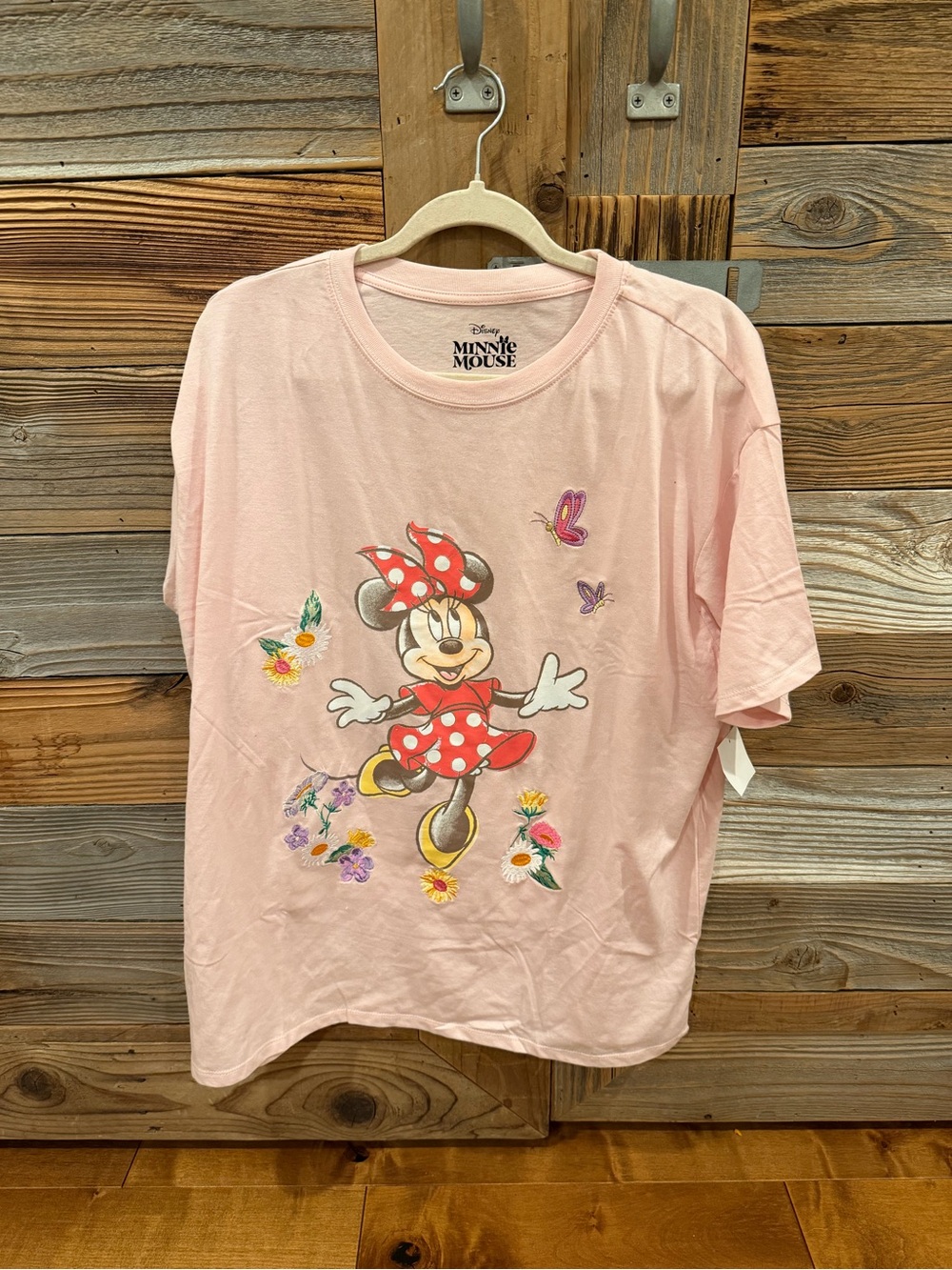 Pink Minnie Mouse Graphic Tee